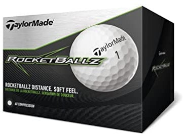TaylorMade TM19 Rocketballz Golfbälle, unisex, Weiß, 36 Stück