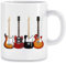 Cuatro Eléctrico Guitarras Taza Ceramic Mug Cup