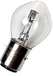Glühlampe mit E-Zeichen BA20D, 6V 25/25W für Motorrad Roller Moped Mofa Lampe Leuchtmittel