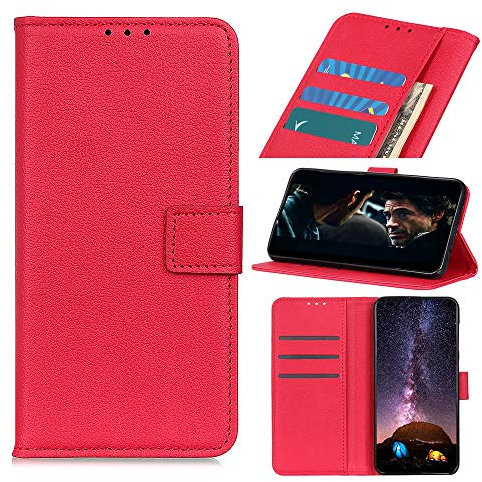 CXKJ Lederhülle für Wiko Y81 (6.20 Zoll) Handy Hülle, Leder Flip Case Brieftasche Etui Schutzhülle Stoßfest Fallschutz Bumper Case Handyhülle,für Wiko Y81