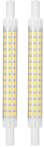 R7S LED Bulb 118mm Dimmable Double Ended, Warm White, 98 SMD2835, Flood Light, 100-130V, 2 Pieces