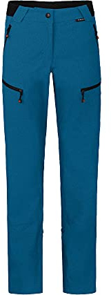 Bergson PORI | Damen Wanderhose - Robust & elastisch Damen Wanderhose mit Rollup-Funktion, Normal-/Kurz-/Langgrößen, Supra Stretch 4-Wege-Stretch, reißfestes Ripstop-Gewebe, wasserabweisend, weicher