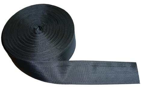 Pneumatik - Hydraulik Groll Schutzschlauch Berstschutz Schlauchschutz für Hochdruckschläuche, Innendurchmesser 20-90 mm, hochwertiges Polyestergewebe, Schwarz, 10 m