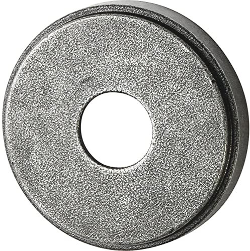 HALCÖ Sicherheits-Drückerrosette, Rosette für Türgriffe, Sicherheitsrosette rund - außen, Eisen verzinkt schwarz passiviert