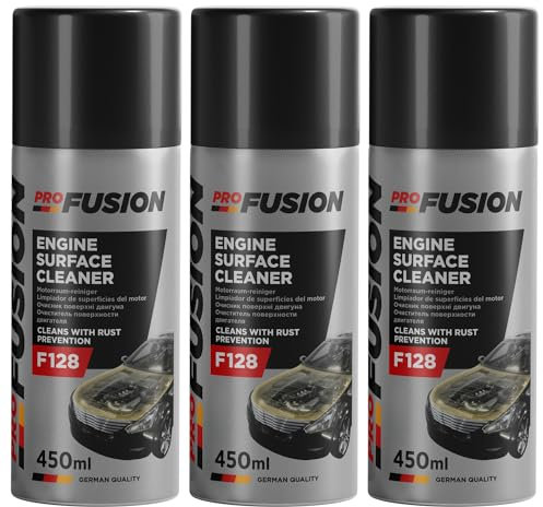 ProFusion Spray Limpiador Desengrasante para Motor - Limpia Superficies Externas Aceite,Grasa,Polvo y Suciedad Adherida - F128 Engine Surface Cleaner 450ml (3)