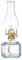 Gadpiparty Vintage-Petroleum-Öllampen Große Glas-Petroleumlampe Öllaterne Klassische Rustikale Lampe Für Den Innenbereich Deko-Kammer Durchsichtig Für Zuhause Tischdekoration Notbeleuchtung