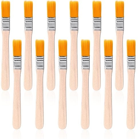 5 Inch Paint Brush Trim Painting Tool Soft Bristle with Wood Handle Small Paint Brushes for Walls, Touch Up, Cabinets, Fences, Edge Painting Tool(0.5 Wide)
