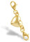 ALEXCRAFT 14K Gold Magnetic Clasp for Necklaces 925 Sterling Silver Magnetic Necklace Clasps and Closures Double Lobster Heart Magnetic Jewelry Clasp for Necklaces Bracelet