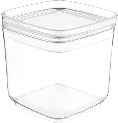 Florina Lebensmittelbehälter 750 ml | Frischhaltedose STORI aus Kunststoff | Mit Deckel | Aufbewahrungsbox Luftdicht Quadratisch | Lebensmittelbox zur Aufbewahrung von Mehl, Zucker, Nudeln, Reis