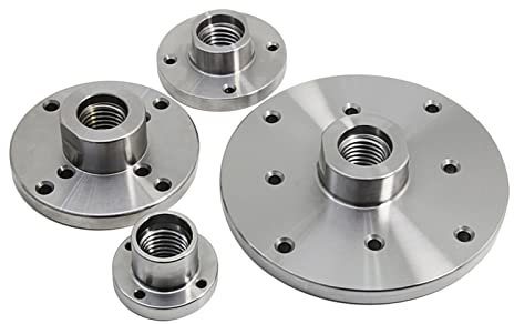 Placa frontal de plato de torno de madera, placa frontal de brida roscada M33 X 3,5/1 pulgada X 8TPI / M18 X 2,5, accesorios for herramientas de torneado de madera (Color : 50mm 1inchX8TPI)