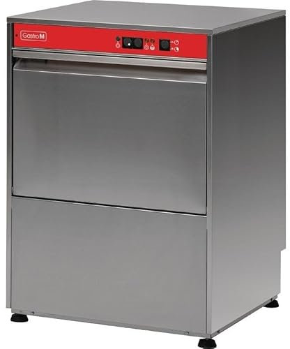 Lave vaisselle professionnel avec pompe de vidange et doseur détergent - 50x50 cm - 400 V - Gastro M