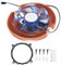 Ventola di Raffreddamento CPU, Ventola CPU in Alluminio, Dissipatore CPU con Illuminazione Dinamica, Dissipatore CPU per LGA 775 1155 1156 1200 DC12V