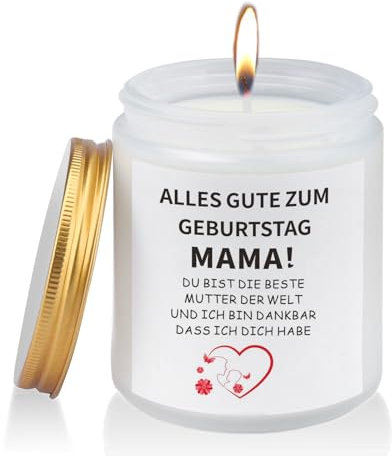 Bolosa Geburtstagsgeschenk für Mama, Geschenke für Mama, Duftkerze Geschenk, Beste Mama Geschenk Muttertagsgeschenk, Geschenke für Mama Geburtstag, Duftkerzen Lavendel