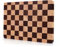 Tagliere in Legno 38,1 x 25,4 cm – Tagliere da Cucina Robusto in Legno di Albero della Gomma con Design a Scacchiera, Antiscivolo, Ideale per Carne, Verdure, Pane e Formaggio
