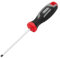 Draper Slotted Parallel Soft Grip Screwdriver, SL4 x 100mm - 13387 - Magnetic Tip, CRV Blade