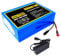 GNIUBBDB 72V 20Ah 20S4P E-Bike Lithium Ion Battery Pack with Charger Built-in BMS Protection Ideal for 200-3000W Electric Bicycle Motor XT60 Plug