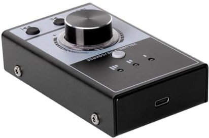 Ujjdwiurgh Controller audio esterno per computer, regolatore della scheda audio, registrazione del telefono cellulare, controller del volume USB