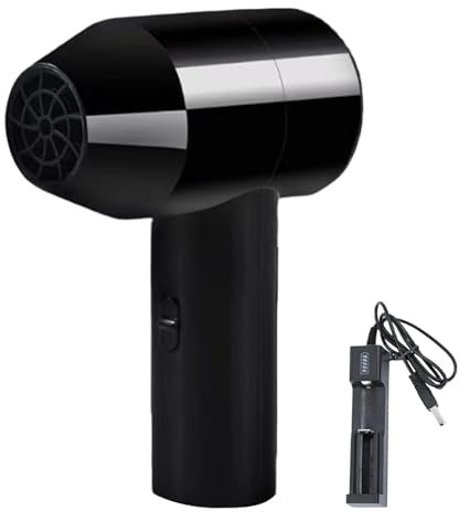 Cordless Hair Dryer for Art 17x11.5x4cm USB Low Noise Wireless Hair Dryer with A Rechargeable Battery Portable & Quiet for Art Classroom College Dorm Travelling Outdoors