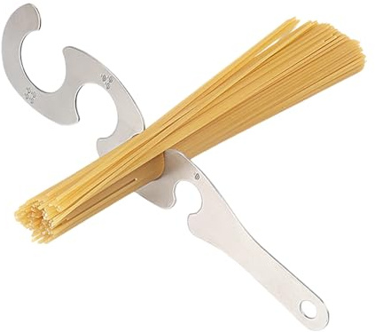 Pasta Measurer Tool S-Shaped Spaghetti Ruler Stainless Steel Spaghetti Measurer Pasta Portion Control Measure for Convenient Durable Kitchen Cooking Gadgets