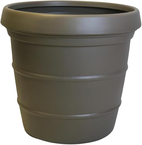 Trifibre Classic 66cm Rotomoulded Planter (140L) - Frost-Proof Clay Effect | Heavy-duty plastic plant pot with 140L capacity, frost-proof and UV-resistant, ideal for gardens and patios.