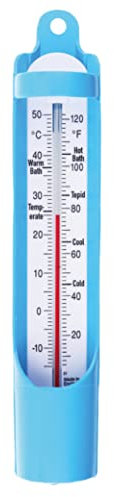 Badethermometer Baby 230 mm Ideales Wasserthermometer für Baby Scoop thermometer wassertemperatur für Babys, Senioren und Kinder - Einfach zu bedienende und ablesbare Badewassertemperatur