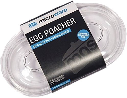 Microware Microwave Egg Poacher BPA Free, Stain Free. Made in The UK