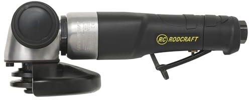 Rodcraft RC7173 Druckluft Winkelschleifere, Schleifscheibe-Ø 125 mm, Drehzahl 12000 U/min