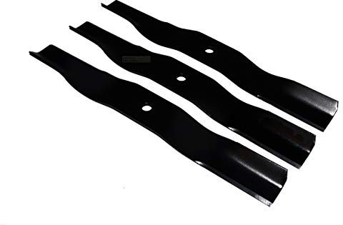3 X 43 cm Rasentraktor Messer Satz für ISEKI SG13, SG15, SG17, 859530606100, 859530600200