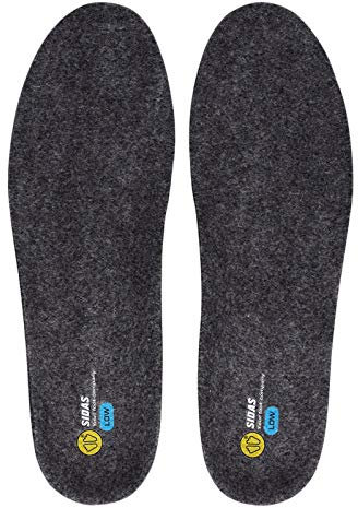 Sidas 3 Feet Merino Low Einlegesohle, grau, M