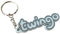 Générique Porte-clés Twingo PVC Souple Monogramme Logo Coffre Blanc