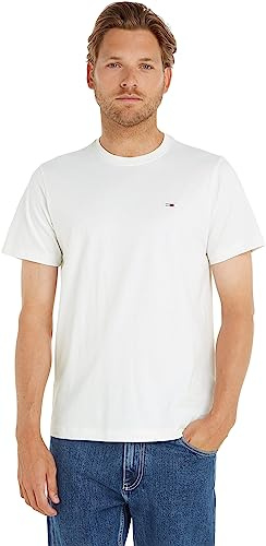 Tommy Jeans Herren T-Shirt Kurzarm TJM Classic Rundhalsausschnitt