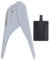 Einzellocher, Pilzlocher Ein Loch mit Lineal für Notebook(grey)