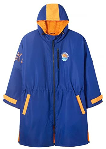 Selkie Swim Change Robe - Fleece Lined Dry Swimming Changing Robe - Navy, Recycled, Eco-Friendly, Warm & Dry for All Watersports