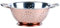 TRTO 1x Rose Gold Colander with Handles Drainer Pasta Stainless Steel Vegetables