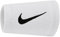 Nike 2er-Set Frottee-Manschetten Elite Doublewide, Weiß / Schwarz