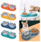 OISE ART STORE Trade Shop - Ciotola Alimentare Acciaio Anti Perdita Fontana Acqua Dispenser Cibo Cani Gatti