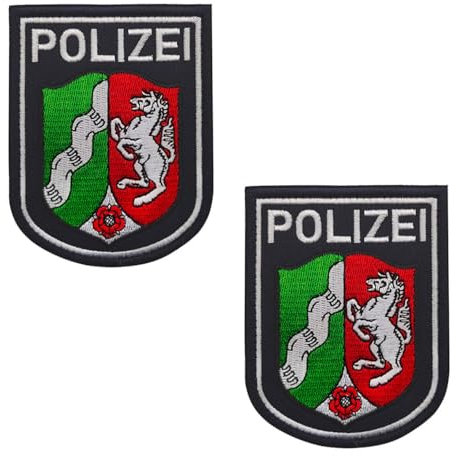 2 PCS Polizei Patch Militär Taktische Police Abzeichen Applikationen zum Kleidung Taschen Rucksack Uniform Jersey Patch Sammeln Jungen Erwachsene