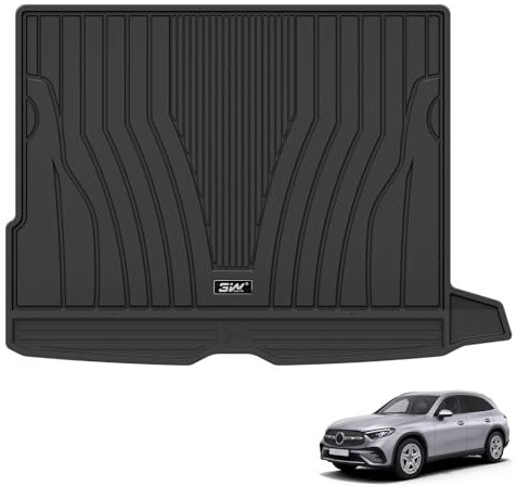 3W Kofferraumwanne für Mercedes Benz GLC X254 2023-2026 (Non Coupe), TPE Allwetter Maßgeschneiderte Kofferraummatte Komplettset GLC X254 W463 Auto Kofferraum Zubehör, Wasserabweisend & Pflegeleicht