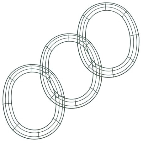 FUNOMOCYA Draht Rahmen Für Ostereier Eierkranzrahmen Aus Eisen Diy-kranzrahmen Zum Basteln Metall-blumenrahmen Für Osterdeko