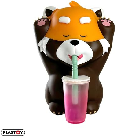 Plastoy Mogu Pets Figur Panda Tea - Kunststoff - 14 cm
