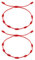 LAKJUOZ 2 Stück 7 Knoten Armband Rotes Kabbalah Armband Rotes Seil Amulett Schutz Viel Glück Für Damen Herren Paare Mutter Tochter