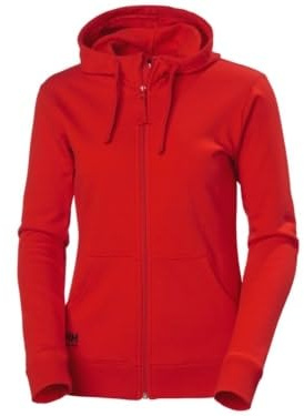 Helly-Hansen Women's Workwear Manchester Zip Hoodie, 220 Alert Red - XXL