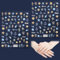 2pcs Starfish Nail Stickers, 5D Marine Life Nail Decals Shell Beach Nail Stickers Ocean Theme Summer Nails for Women Girls DIY Nail Salons (Ocean A)