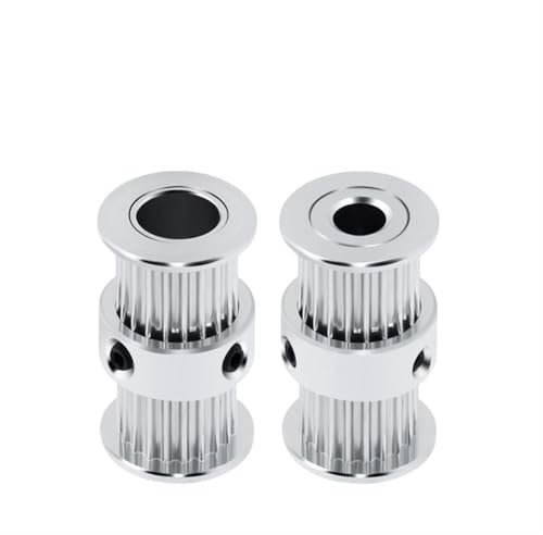 3D-Drucker-Zahnriemen GT2 20-Zahn-Zahnriemenscheibe, doppeltes Rundkopf-Synchronradgetriebe, 20 Zähne, for Riemen, 3D-Druckerteile, 2GT-Schraube, Aluminiumteil(8x 8)