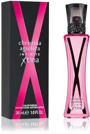 Christina Aguilera - Infinite Xtina, Eau de Parfum, Sprayduft, Fruchtig-blumiger Amber mit Noten von Rosa Guave, Rosa Jasmin und Modernem Amber, Parfüm für Frauen, 30 ml