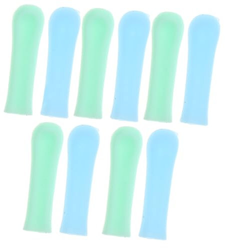 FOMIYES 10stücke Silikon Ohr Löffel Abdeckung Ohrlöffel Hülse Ohrenschmalz Reinigung Werkzeug Abdeckung Kompatibel Mit Mehreren Ohrlöffeln