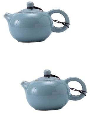 COLLBATH 2 Pz teiera in ceramica teiera porcellana portatisane teiere da bar tea set teiera casa teiera cinese teiera di porcellana servizio da tè per ufficio bollitore da tè compatto