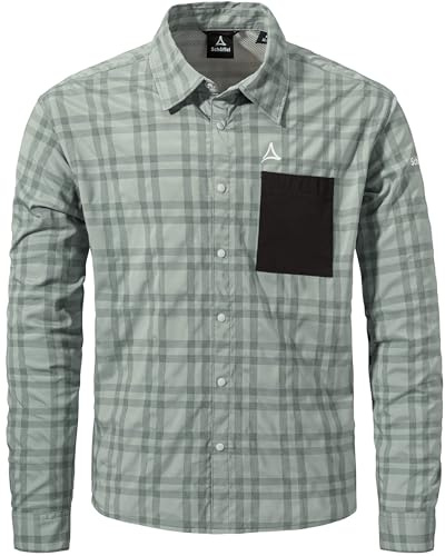 Schöffel Herren Style Jalpuh Hemd, tin Grey, 3XL
