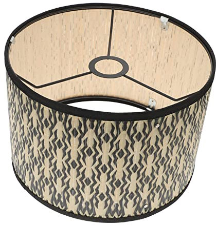DOITOOL Vintage Style Bamboo Lampshade Ceiling Light Shades Natural and Warm Ambience