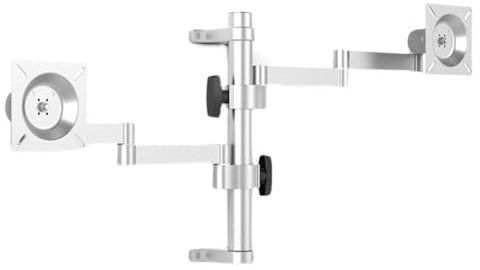 Vituord Doppel-Monitor-Wandhalterung, Aluminium-Armständer, Höhen- Und Winkelverstellbar, Tragkraft Bis Zu 8 Kg, Mit 75 X 75/100 X 100 Zoll Anschluss